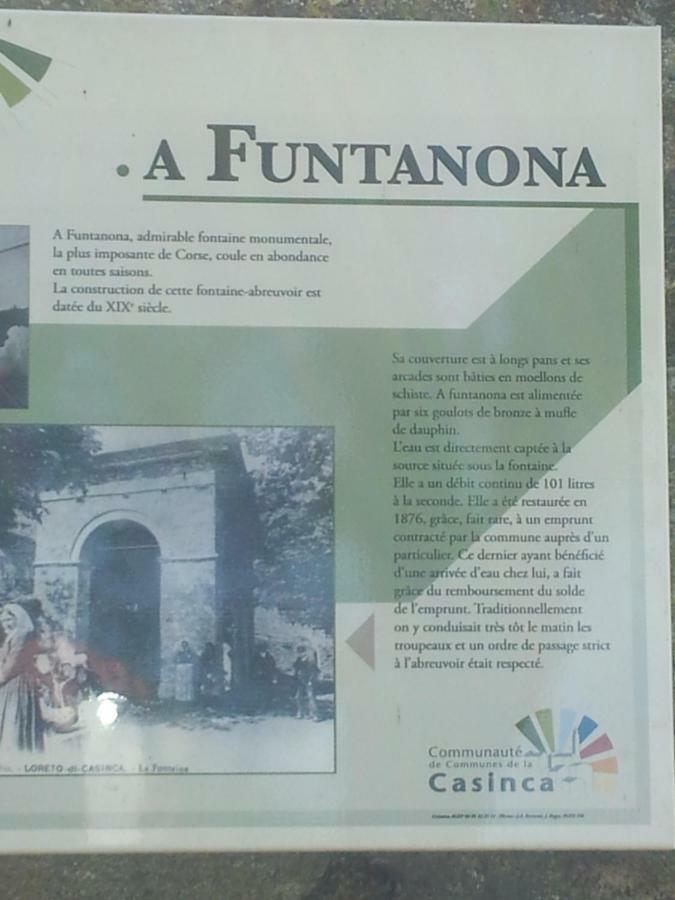 Gite La Fontaine Corse Loreto-di-Casinca Kültér fotó